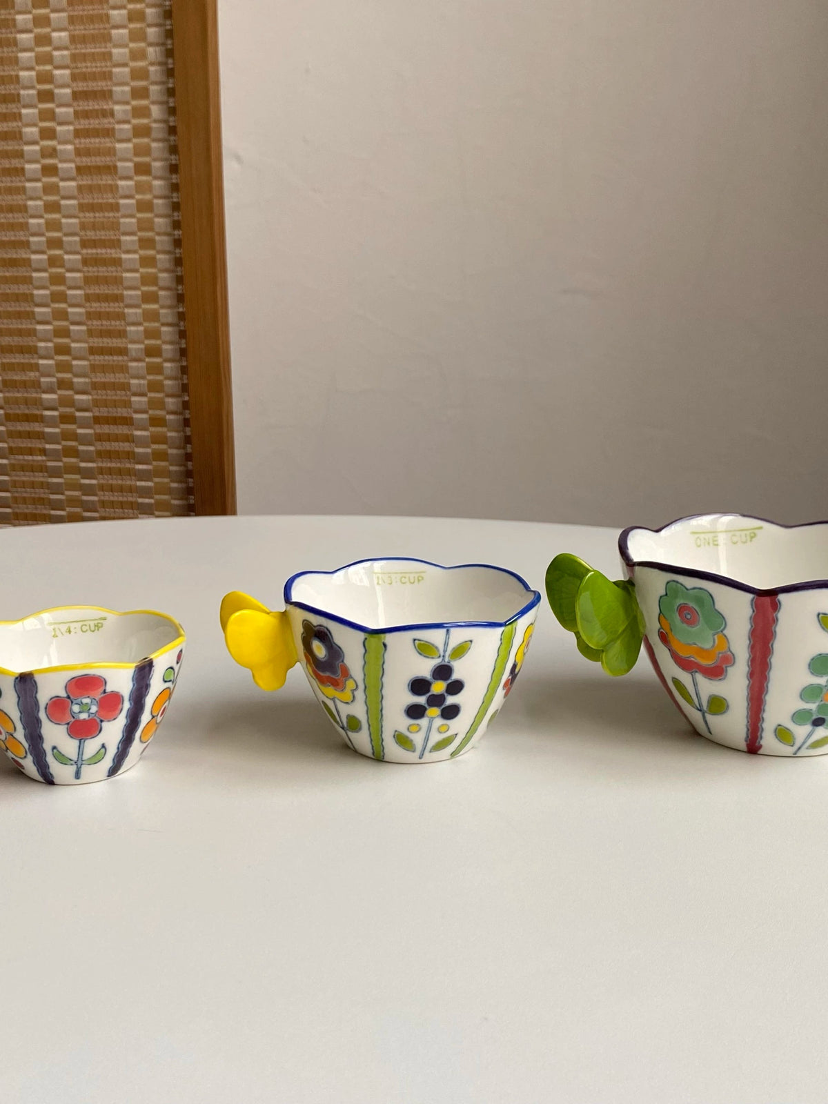 Large Green Butterfly Cup 200 ml, Ceramic Cup, Drinkware - detail 3