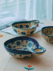 Divided Ceramic Dumpling Plate, 700ml - detail 3